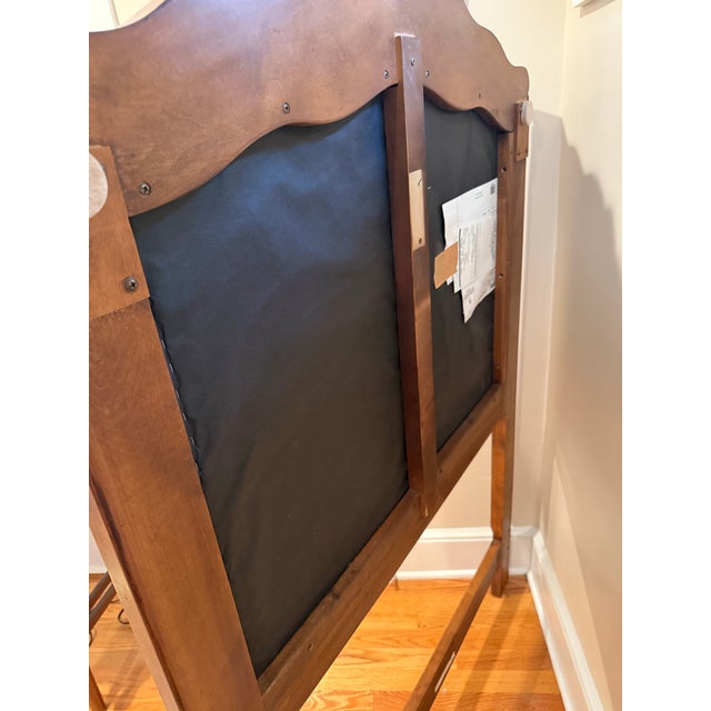Brown Late 20th Century Drexel Upholstered Wood Twin Headboards, a Pair For Sale - Image 8 of 10