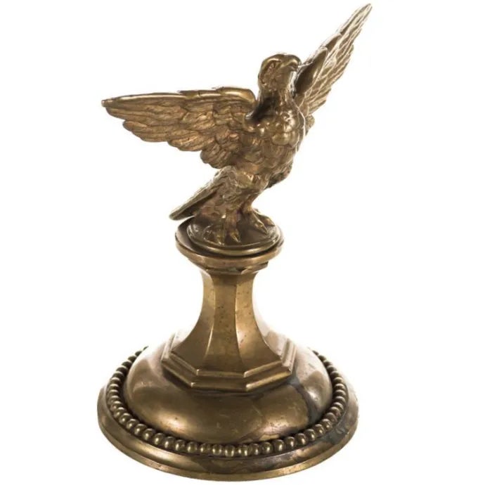 19th Century Federal Bronze Eagle Finial Chairish