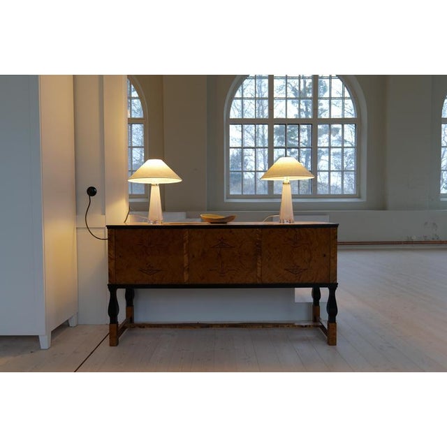 Mid-Century Table Lamps attributed to Carl Fagerlund for Orrefors Sweden RD, 1960s, Set of 2 For Sale - Image 11 of 18