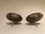 Antique Silver Decorative Umbrella Shaped Design Accents Detailed - a Pair For Sale In Washington DC - Image 6 of 11