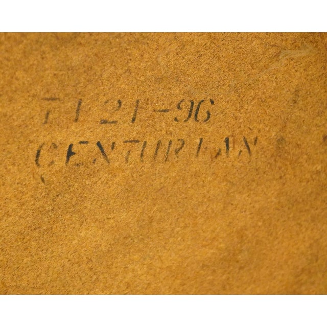 Kroehler Furniture Centurian Collection Rustic Americana 54" Accent Sofa Table 7121-96 For Sale - Image 9 of 10