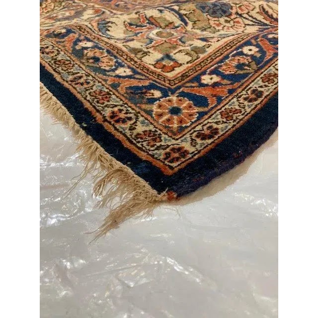 Green 1940s Vintage Persian Kashan Rug For Sale - Image 8 of 8