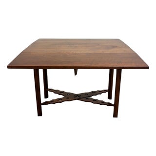 Antique George III Chippendale Style Mahogany Drop Leaf Table For Sale