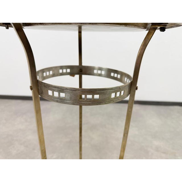 Art Nouveau Brass Plant Stand in the style of Wiener Werkstätte, 1890s For Sale - Image 9 of 11
