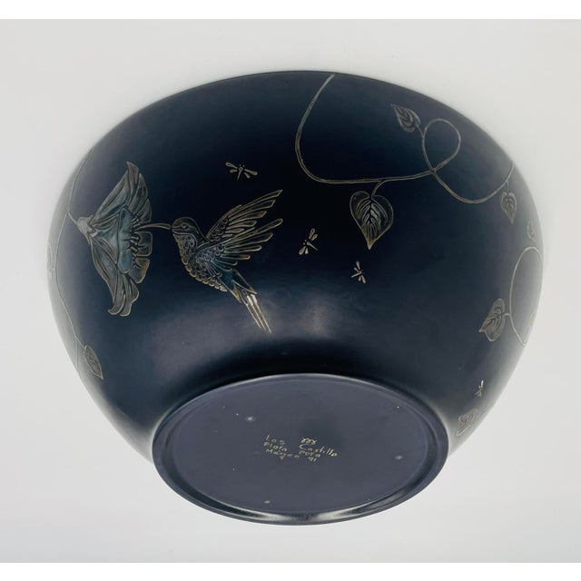 Emilia Castillo for Los Castillo Plata Pura Porcelain & Silver Bowl, Taxco, 1991 For Sale - Image 10 of 18