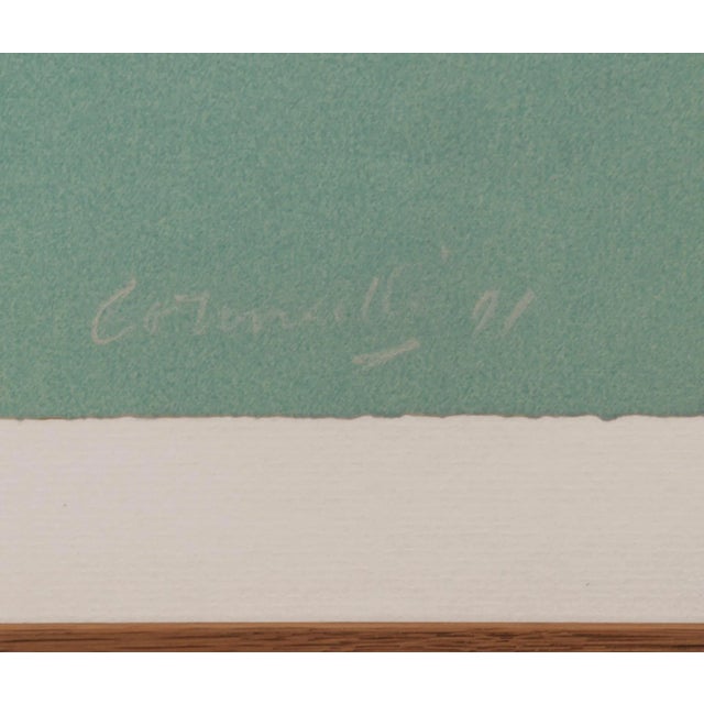 A lithograph in colours 'Visage de Femmes' by Guillaume Corneille van Beverloo (1922-2010) on arches paper with deckled...