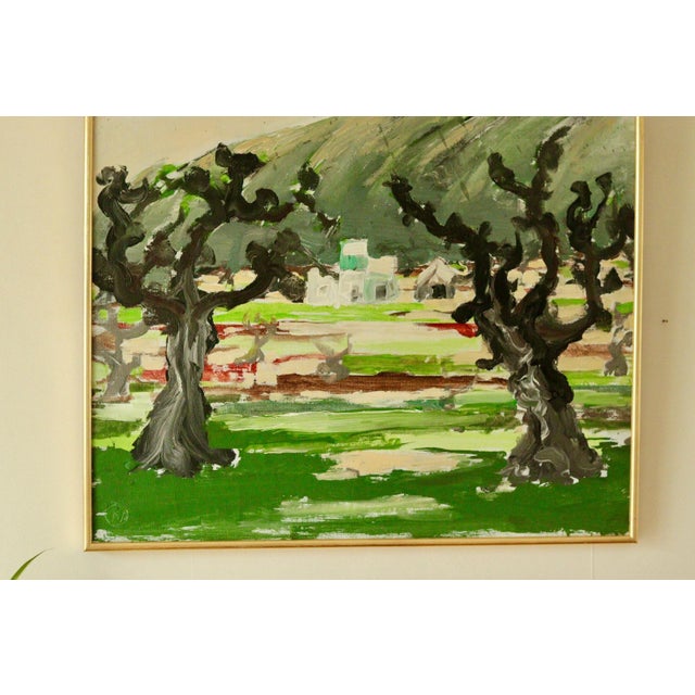 Nils Olsson, Landscape, 1960s, Oil on Canvas For Sale - Image 7 of 11