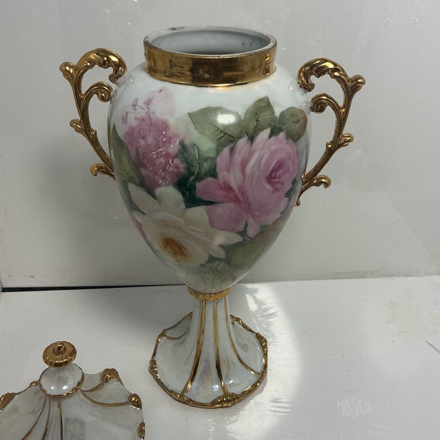 Mid 20th Century Lenwile-Ardalt Footed Urn For Sale In Houston - Image 6 of 11