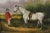 Man & Horse Framed Oil Painting on Canvas For Sale In Philadelphia - Image 6 of 9