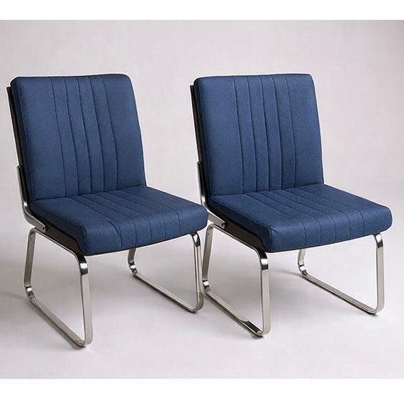 Mid-Century Chrome & Rosewood Dining Chairs by Gordon Russell for Verco, 1960s, Set of 2 For Sale - Image 10 of 11
