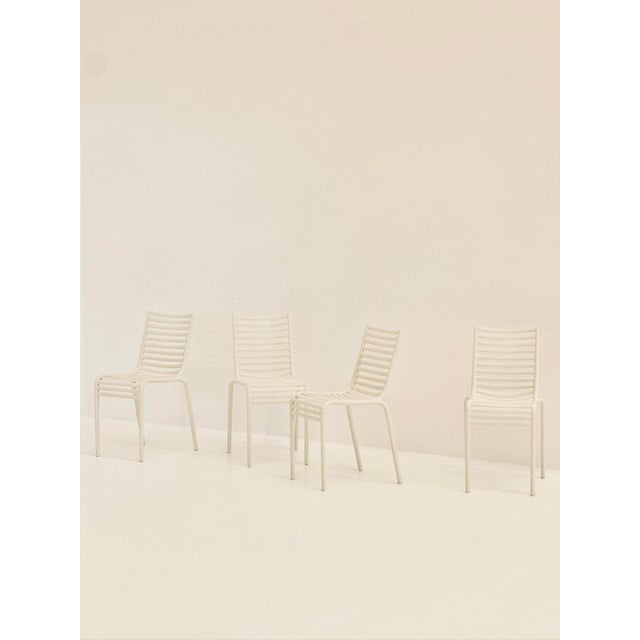 Model PIP-E Stackable Chairs by Philippe Starck for Driade, 2010, Set of 4, in Flawless conditions. Designed from 2000...