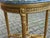 19th C French Louis XVI Gilt Beech Marble Side Table 1Pc For Sale - Image 4 of 10
