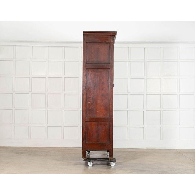 Large 19th Century French Monastery Pine Cabinet, 1890 For Sale - Image 6 of 15