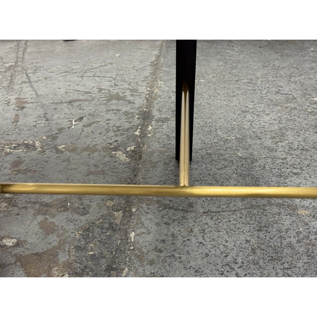 Gray Custom Design Stanton Counter Stools, Pair For Sale - Image 8 of 12