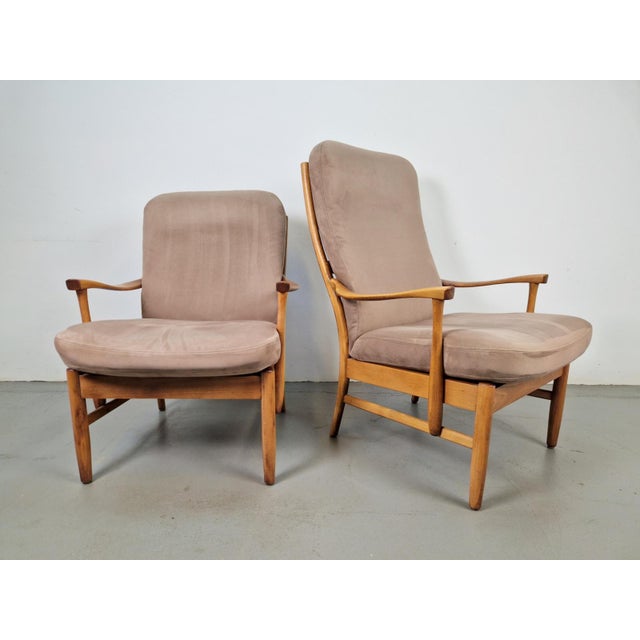 Vintage Beech Chairs from Farstrup Møbler, 1970s, Set of 2 For Sale - Image 6 of 17