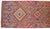 1950s Runner Rug Turkish Hand-Knotted Rug Pink Hallway Decor Kitchen Runner 3x11 Ft Approx For Sale - Image 10 of 13
