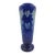 1920s Charder Art Deco Camafeo Vase by Le Verre Français in Vidrio Azul - 32 Cm For Sale