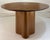 Mid-Century Modern Elegant Radial Dining Table in Walnut For Sale - Image 3 of 7