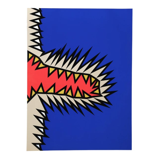 Untitled Vi from the Fire-flash-fire-fade Portfolio, Nicholas Krushenick Silkscreen, Signed and Numbered in Pencil Verso For Sale