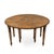 Antique Tuscan Elm Extendable Round Dining Table with Five Leaves, 1900 For Sale - Image 11 of 15