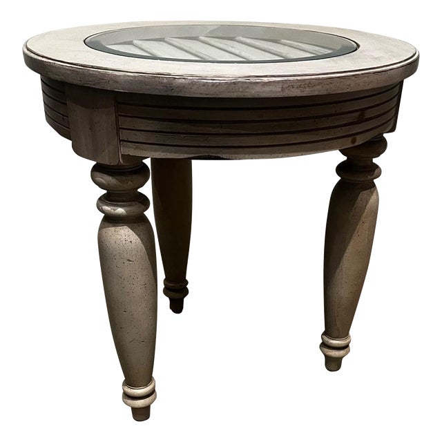 1980s Coastal Side Table For Sale