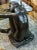 Black Bronze Coffee Table with Statue of a Young Woman For Sale - Image 8 of 11