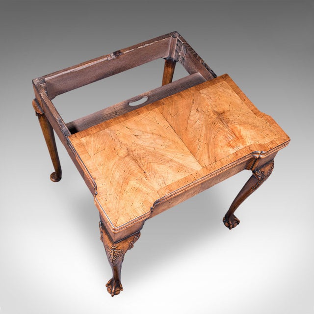 Antique Fold Over Bridge Table, English, Walnut, Game, Card, Georgian, c.1780 For Sale - Image 6 of 12