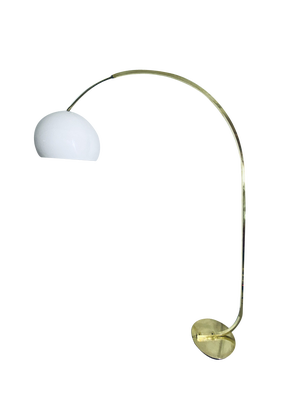 Large Adjustable Brass Arch Lamp, 1970s