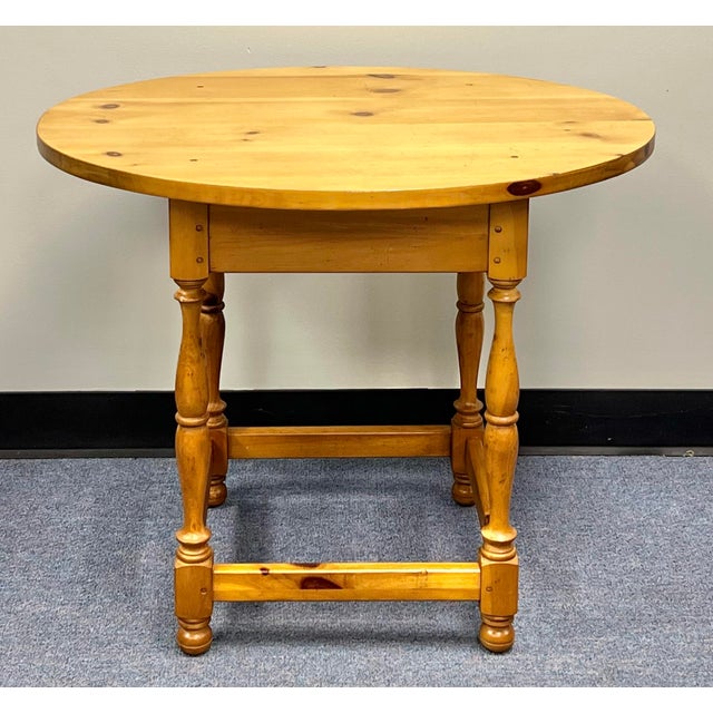 Lane Furniture Lane Furniture Museum of American Folk Art Pine Side Table For Sale - Image 4 of 10