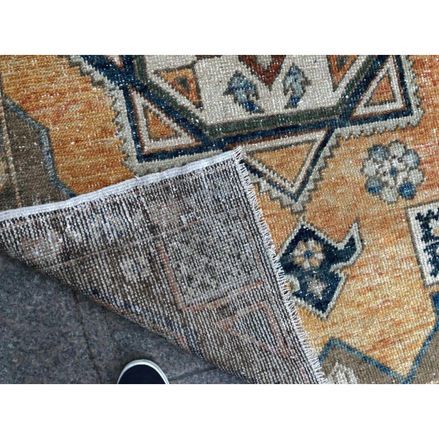 1960s Vintage Turkish Bohemian Area Rug- 3'8"x5' For Sale - Image 4 of 10