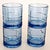 1970s Vintage Anchor Hocking Old Fashioned Glasses in Tartan Blueberry, Set of 4 For Sale - Image 5 of 11