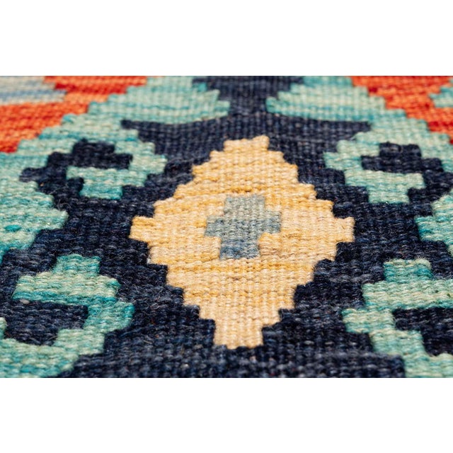Handwoven Kilim Rug, Afghanistan For Sale - Image 13 of 18
