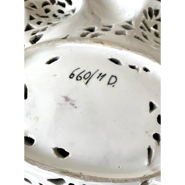 Vintage Mid-Century Modern Italian Ceramic Decorative Bowl Set With 22k Gold -Set of 3 For Sale In New York - Image 6 of 8