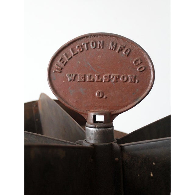 Early 20th Century Antique Industrial Rotating Hardware Bin For Sale - Image 5 of 17