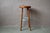 Vintage Bar Stool in Wood and Blue Lacquered Metal, 1960s For Sale - Image 3 of 12