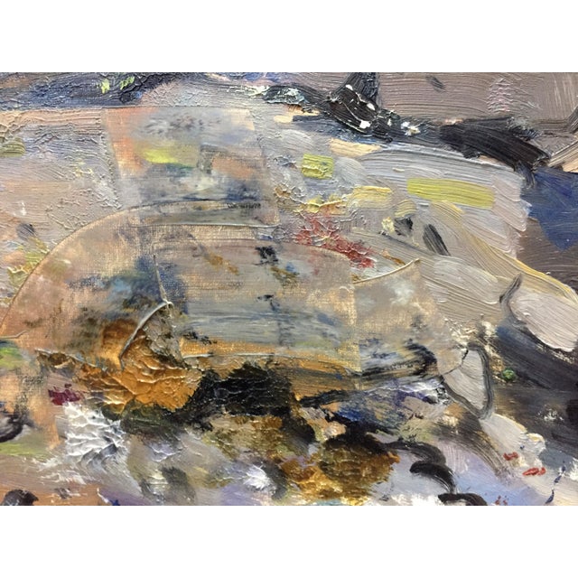 1950s Oil Painting Seascape Filippov Z. I. For Sale - Image 6 of 10