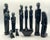 African Hand-Carved Dark Wood African Christmas Nativity Set From Angola - 11 Pieces For Sale - Image 3 of 10