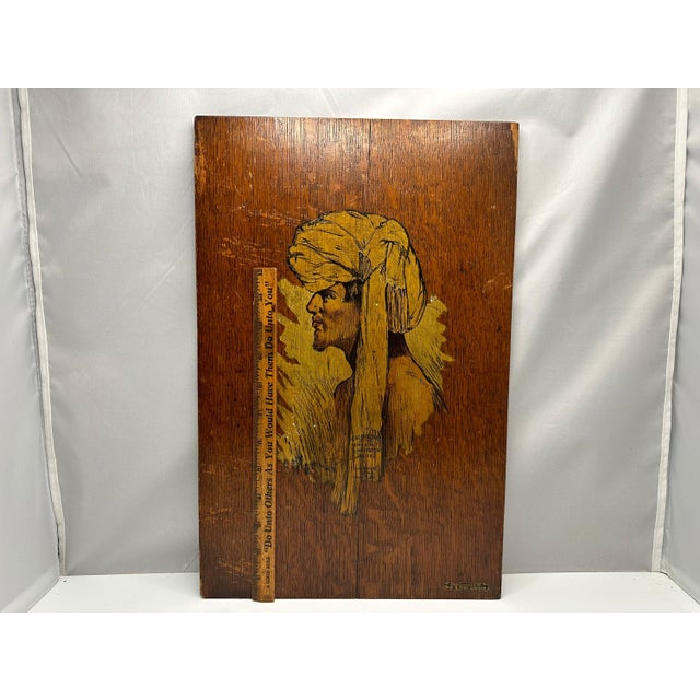 Antique Meyercord Co. Advertising Panel: Head Dresses of the Orient, 1904 For Sale - Image 9 of 10