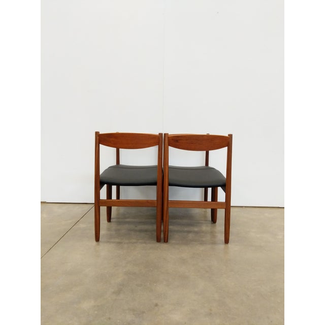 Set of 4 Vintage Mid Century Modern Dining Chairs For Sale - Image 4 of 8