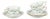Vintage Porcelain Demitasse Cups with Saucers by Herend, Hungary, Set of 6 For Sale