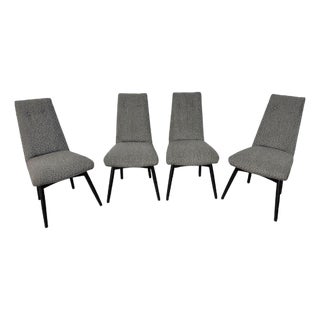 Mid-Century Modern Adrian Pearsall Upholstered Dining Chairs - Set of 4 For Sale