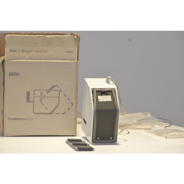 D5 Slide Projector and Spot Light by Dieter Rams for Braun, 1960s For Sale - Image 12 of 13