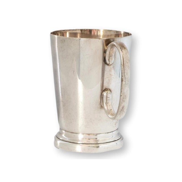 English silver trophy mug engraved for the Lunesdale and Oxenholme Hunt Puppy Show, dated April 17, 1920, awarded for Best...