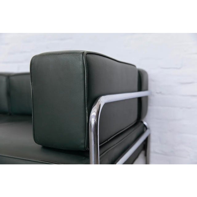 Green Bauhaus Tubular Steel Daybed by Robert Slezak, 1934 For Sale - Image 8 of 11