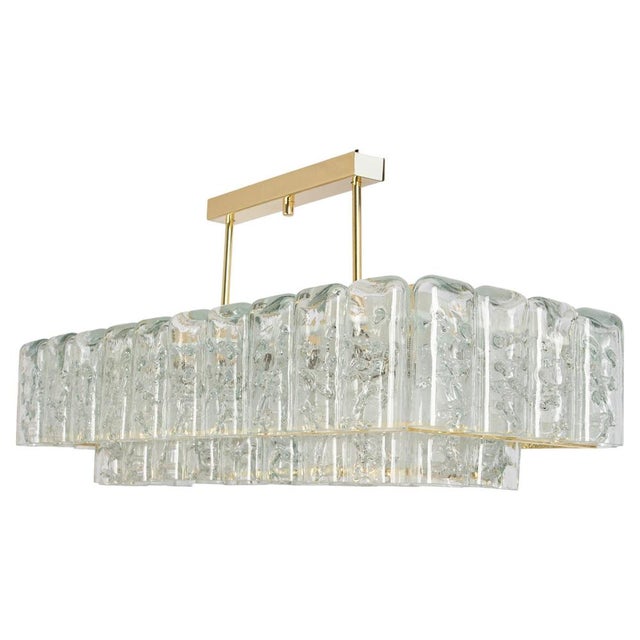 Large Ice Glass Tubes Chandelier from Doria, Germany, 1960s For Sale - Image 15 of 15