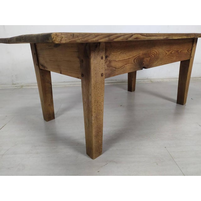 Vintage Fir Farm Table For Sale - Image 18 of 18