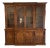 Large Victorian Figured Mahogany Breakfront Bookcase, 1860s For Sale