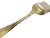 Metal Art Nouveau Style Sugar Bowl Spoon by Hersch Mordka Spiro, Poland, 1930s For Sale - Image 7 of 9