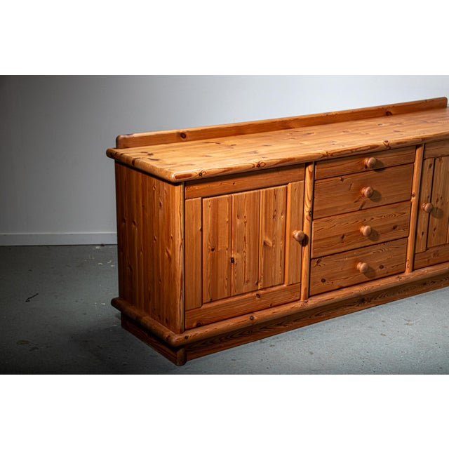 Danish Pine Sideboard by Bo Skan, 1990 For Sale - Image 9 of 14