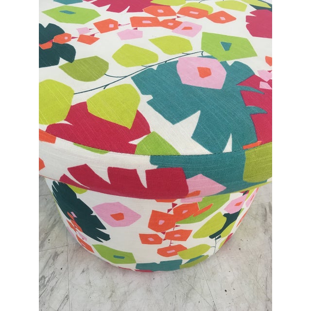 Whimsical ottoman or footstool, this piece will make you smile and brighten up any room!